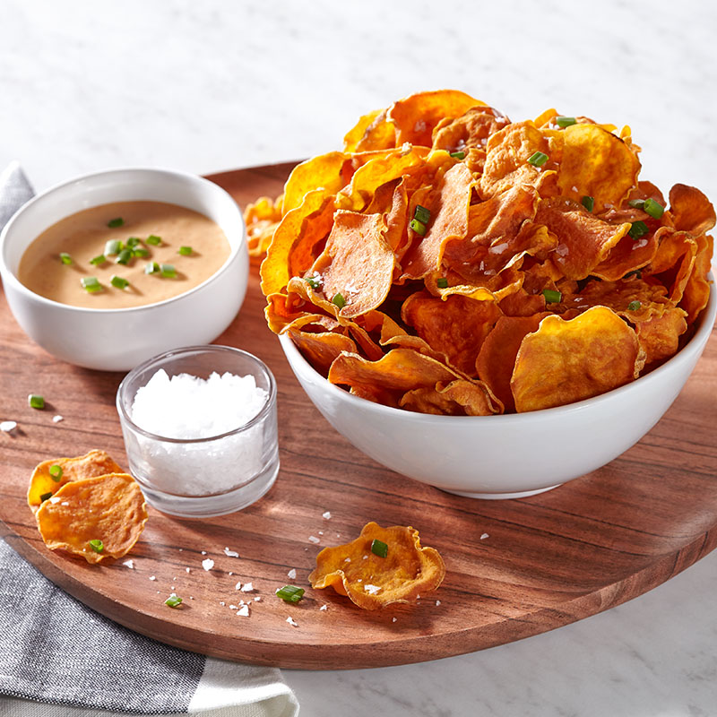Air Fry Sweet Potato Chips Recipe for Air Fry Sweet Potato Chips